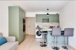 Appartement T3 climatisé avec piscine et plages à pied